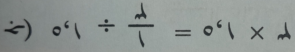 ) 0^61/  y^6/1 =0^61*