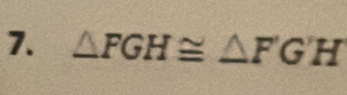 △ FGH≌ △ F'G'H