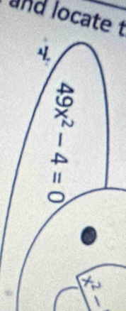 and locate t 
4. 
_ C
x+1