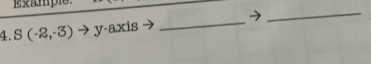 Example. 
_
4.S(-2,-3)to y-axis
_