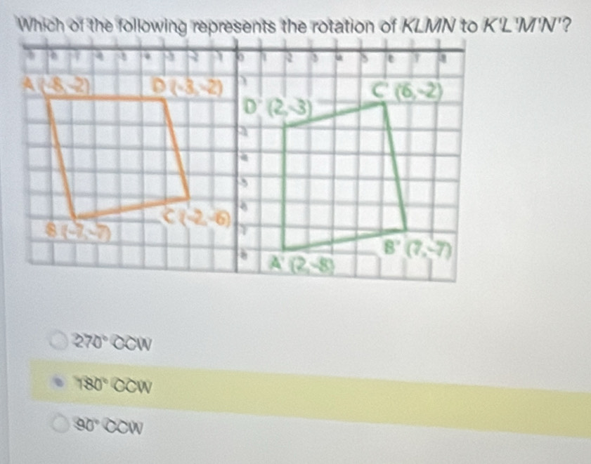 270° CCW
180°CCW
90° cow