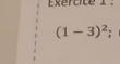 (1-3)^2;