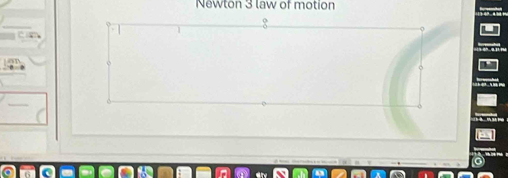 Newton 3 law of motion