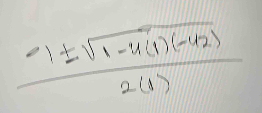  (-1± sqrt(1-4(1)(-42)))/2(1) 