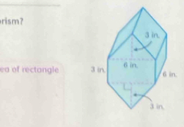 rism? 
ea of rectangle