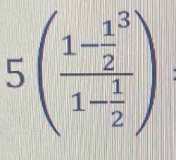 5(frac 1-frac 12^31- 1/2 )