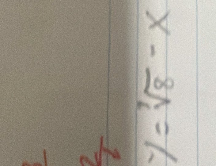 x y=frac 8x^2
 1/2 