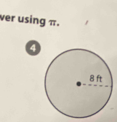 ver using π.
4