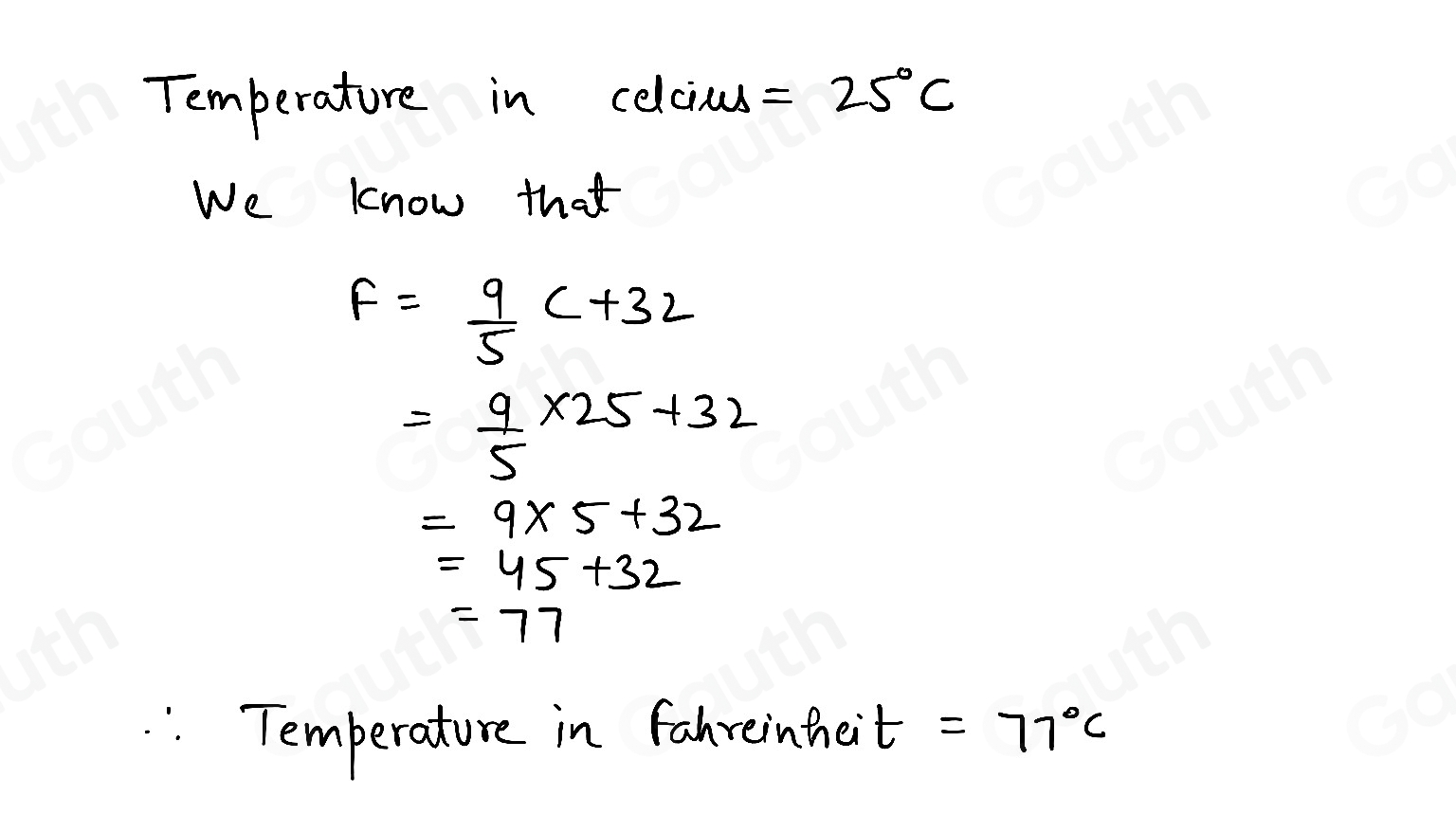 Solved: Menna is traveling in a country that messures its temperature ...
