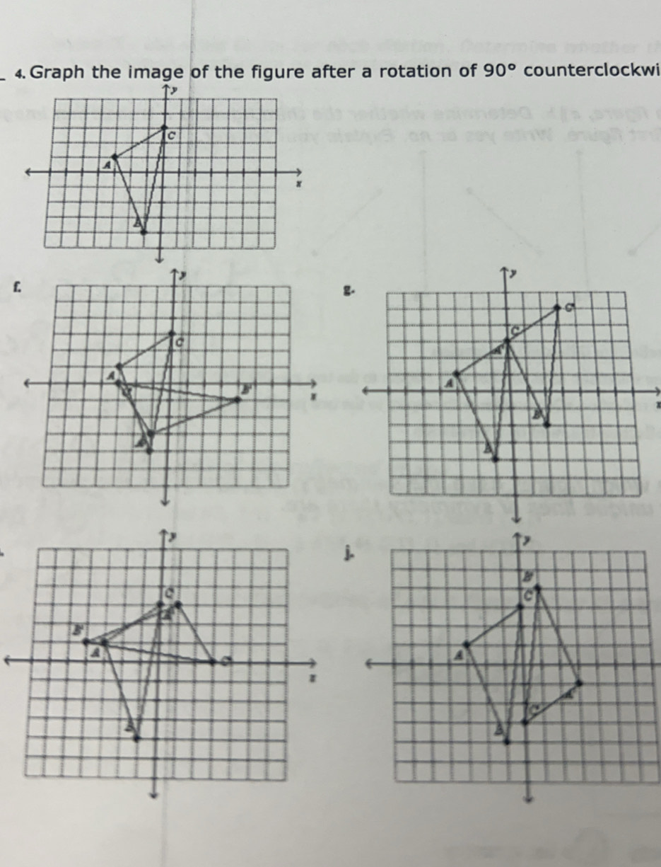 90° counterclockwi
B
A