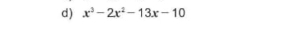 x^3-2x^2-13x-10