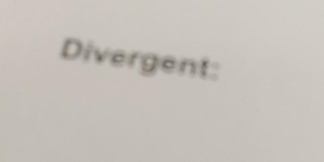 Divergent: