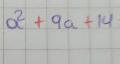 a^2+9a+14