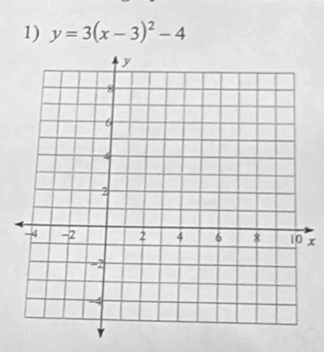 y=3(x-3)^2-4
x