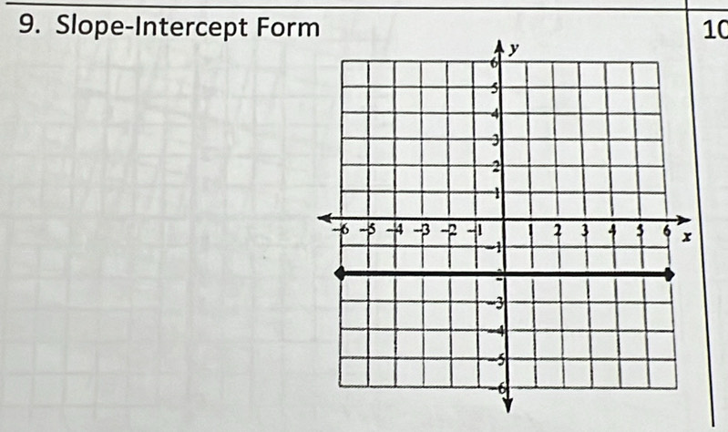 Slope-Intercept For10