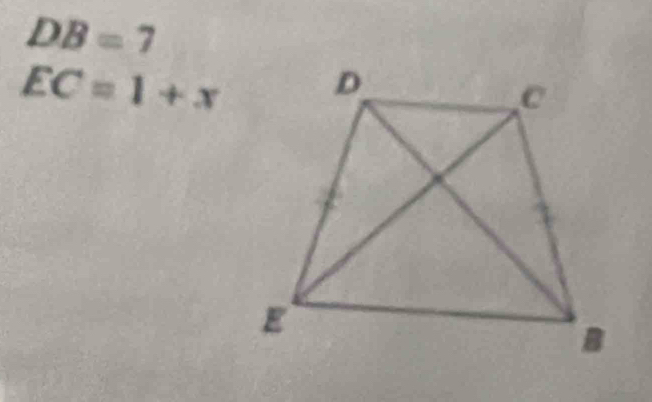 DB=7
EC=1+x