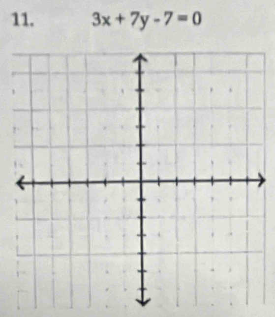 3x+7y-7=0