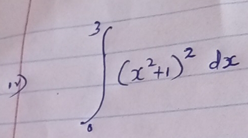 ∈tlimits _1^(3(x^2)+1)^2dx