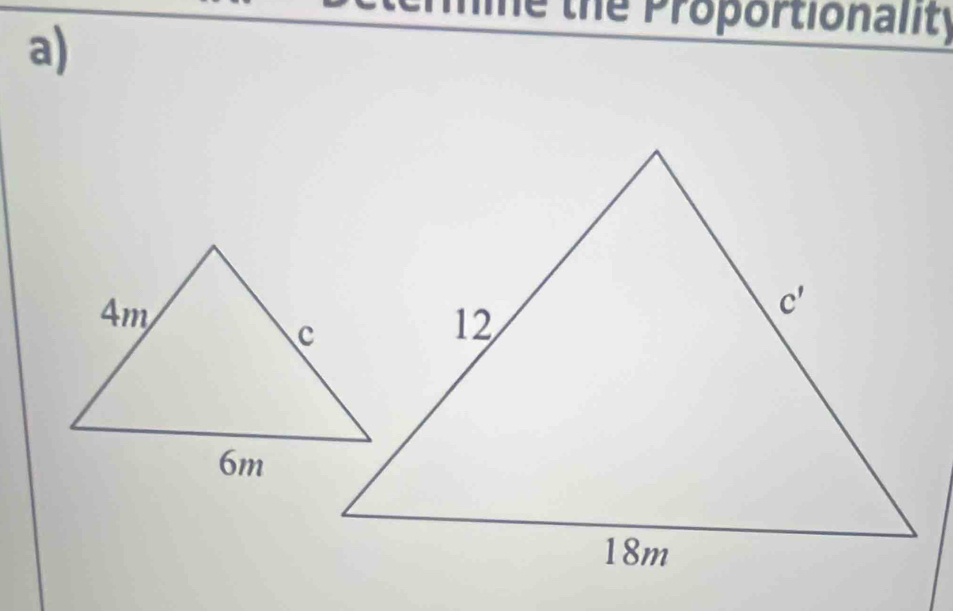 hne the Proportionality