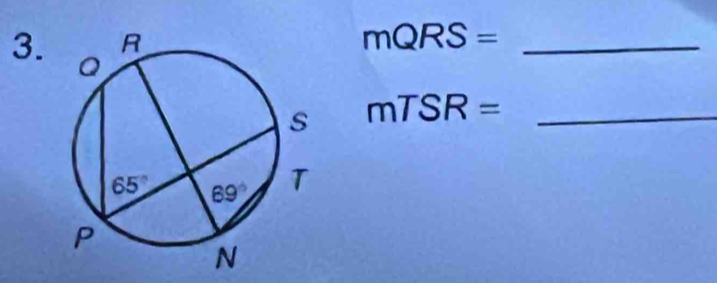 mQRS=
3.
mTSR= _