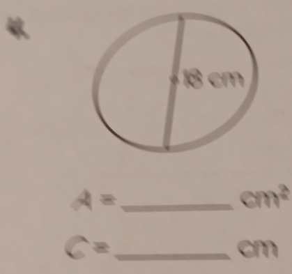 A= _
cm^2
c=_  _
cm