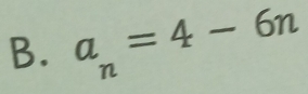 a_n=4-6n