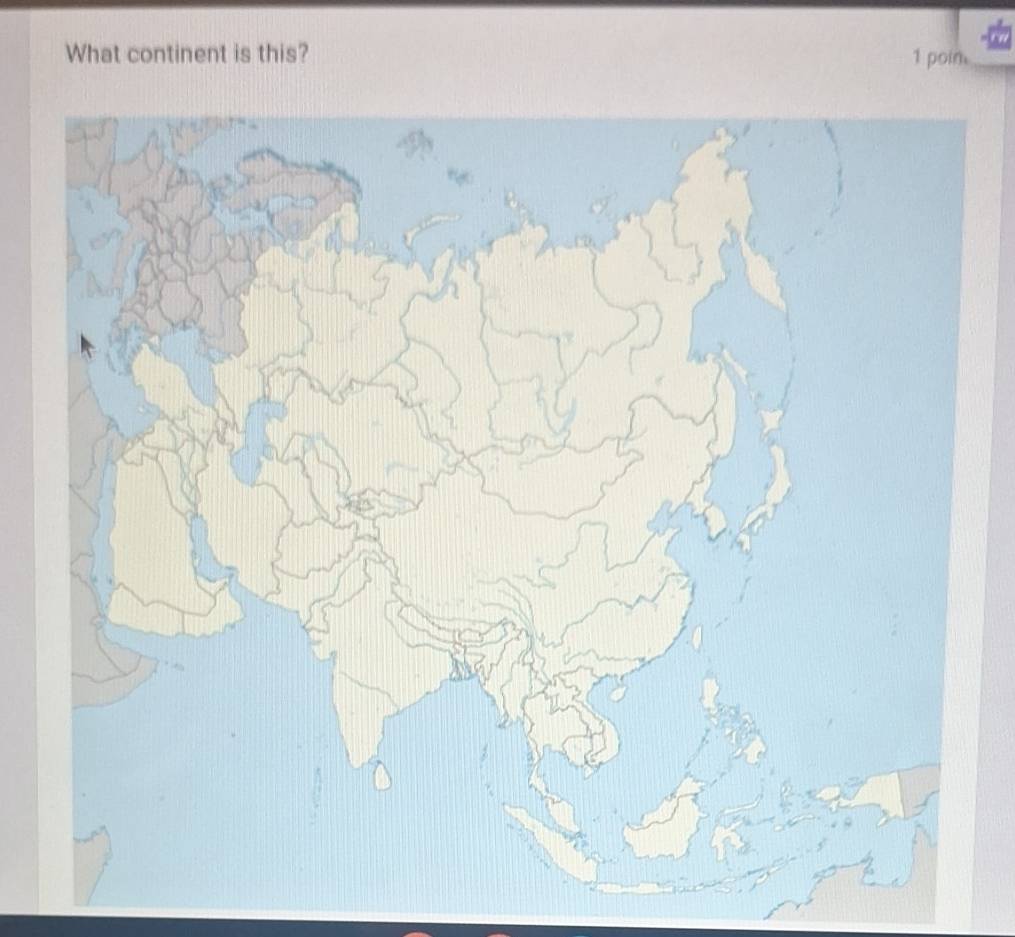 What continent is this? 1 poin