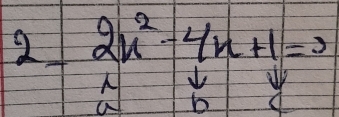 2- (2u^2-4u+1)/u =0