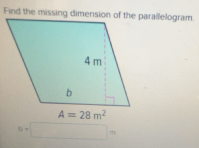 Solved: b= m [Math]