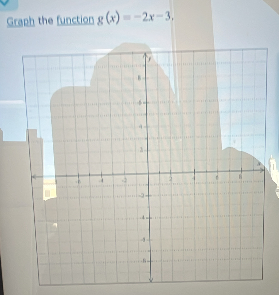 Graph the function g(x)=-2x-3.