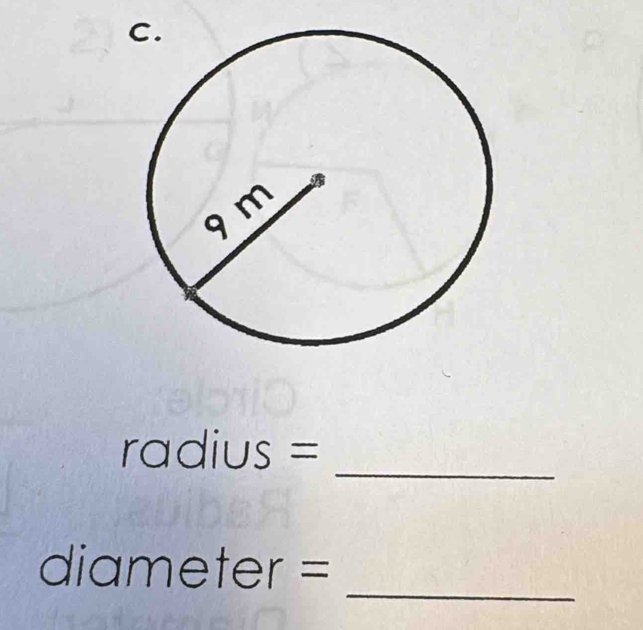 radius=
_ 
11 a meter=