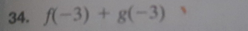 f(-3)+g(-3)