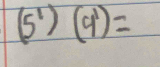 (5^1)(9^1)=