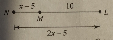 x-5 10
N
L
M
2x-5