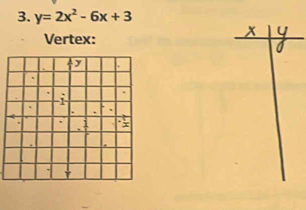 y=2x^2-6x+3
Vertex: