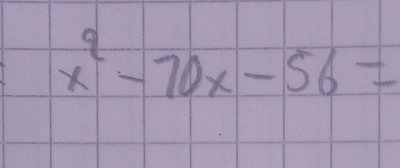 x^2-70x-56=