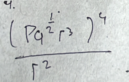 frac ((pq)^(frac 1)2r^2)^4r^2