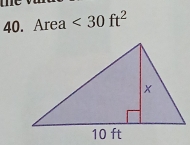 Area <30ft^2