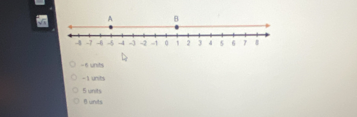 -6 units
- 1 units
5 units
6 units