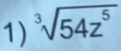 sqrt[3](54z^5)