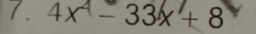 4x^4-33x+8