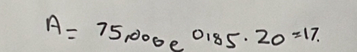 A=75,000e0185· 2020=17.