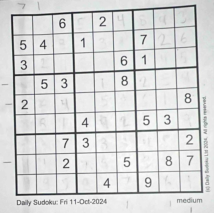 Daily Sudoku:r