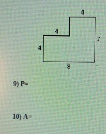 P=
10) A=