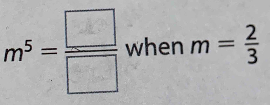 when m= 2/3 