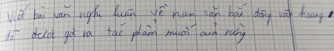 vià bai han ugǒ yuān yě hun san bāǔ dōng wa hong 
dà deo gà rā tge phan muài aud rung