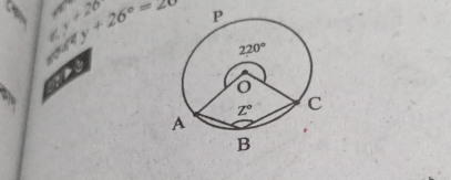 y+26°=28
r=20