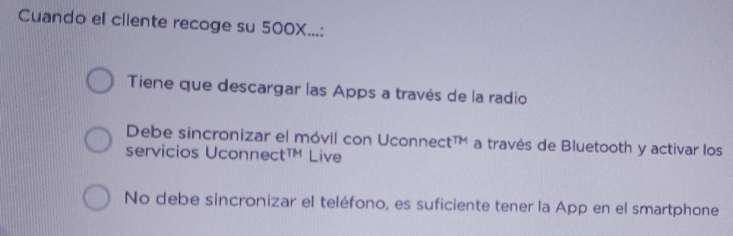 Resolvido:Cuando el cliente recoge su 500X...: Tiene que descargar las ...