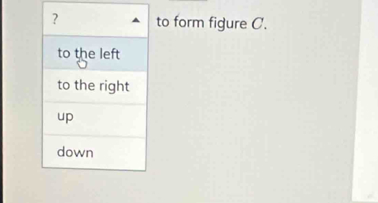 to form figure C.