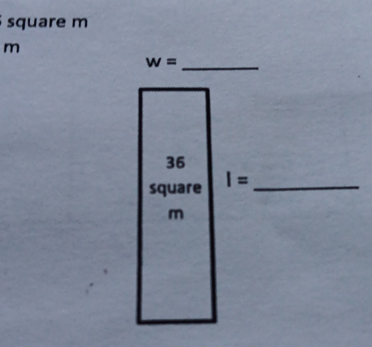 square m
m
w= _